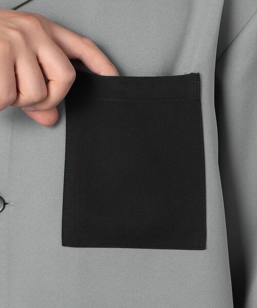 COMME CA ISM（コムサイズム）の「ファンクショナル バイカラー コンビ 羽織シャツ（シャツ/ブラウス・メンズ・グレー/ベージュ・MEDIUM/LARGE）」の13枚目の写真