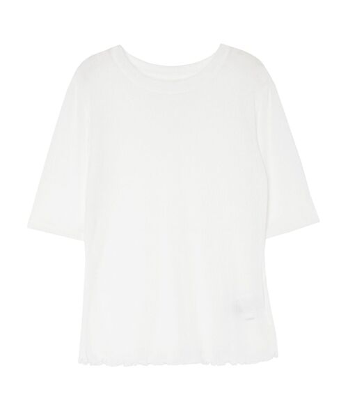 LAGUNAMOON(ラグナムーン)の「ソフトリブカットトップス(Tシャツ/カットソー・レディース・ブラック/ブラウン/アイボリー・FREE)」の13枚目の写真