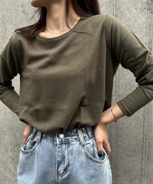 【SETUP7】ドライカノコ無地長袖Tシャツ /42835965/42835966 MNY