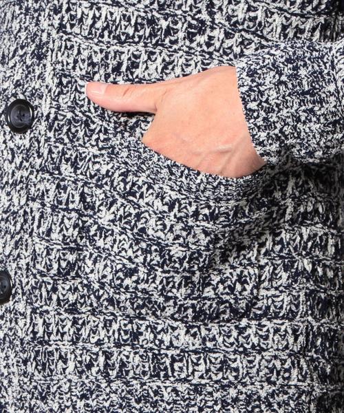 UNITED ARROWS（ユナイテッドアローズ）の「＜BOW＆ARROWS(ボウ アンド アローズ)＞ メランジ カーディガン◆（ニット/セーター・メンズ・グレー/ネイビー/オリーブ・LARGE/SMALL/MEDIUM）」の10枚目の写真