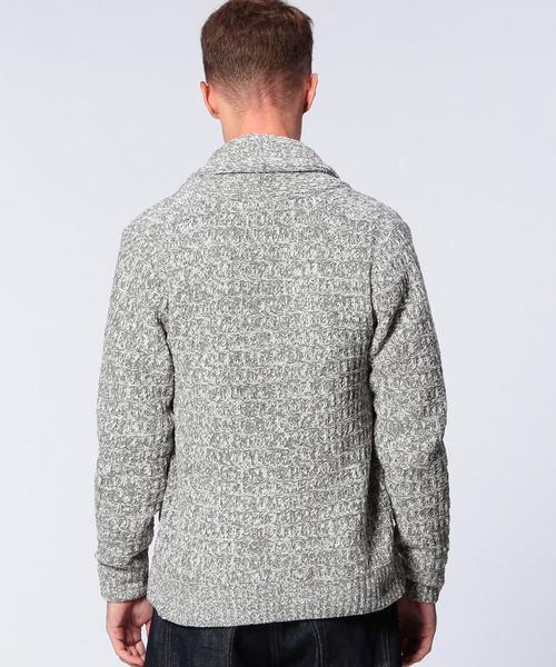 UNITED ARROWS（ユナイテッドアローズ）の「＜BOW＆ARROWS(ボウ アンド アローズ)＞ メランジ カーディガン◆（ニット/セーター・メンズ・グレー/ネイビー/オリーブ・LARGE/SMALL/MEDIUM）」の12枚目の写真