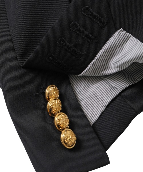 beautiful people（ビューティフルピープル）の「logo gabardine THE / a jacket（テーラードジャケット・レディース・ブラック・MEDIUM/X-LARGE/LARGE）」の7枚目の写真