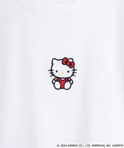 sanrio(サンリオ)の「サンリオキャラクターズ フライスチビTシャツ(Tシャツ/カットソー・レディース・サックスブルー/アイボリー/ホワイト系/ブラック/ライトピンク/ブルー系その他/ホワイト/オートミール/ブラック系/ホワイト系その他・M/L)」の14枚目の写真