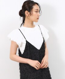 OPAQUE.CLIP | バルーンスリーブカットソー【洗濯機洗い可】(Tシャツ/カットソー)