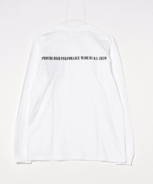 DOUBLE STEAL（ダブルスティール）の「柄ポケット 長袖Tシャツ（Tシャツ/カットソー・メンズ・ブラック系その他/ホワイト系その他2/ブラック系その他2/ホワイト系その他・LARGE/X-LARGE/MEDIUM）」の5枚目の写真