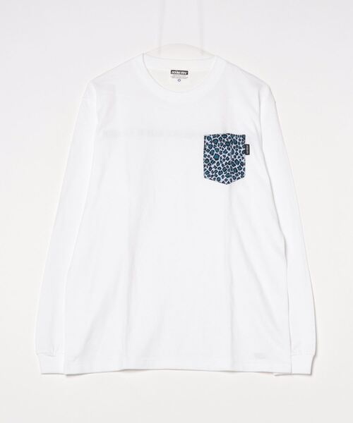 DOUBLE STEAL（ダブルスティール）の「柄ポケット 長袖Tシャツ（Tシャツ/カットソー・メンズ・ブラック系その他/ホワイト系その他2/ブラック系その他2/ホワイト系その他・LARGE/X-LARGE/MEDIUM）」の15枚目の写真