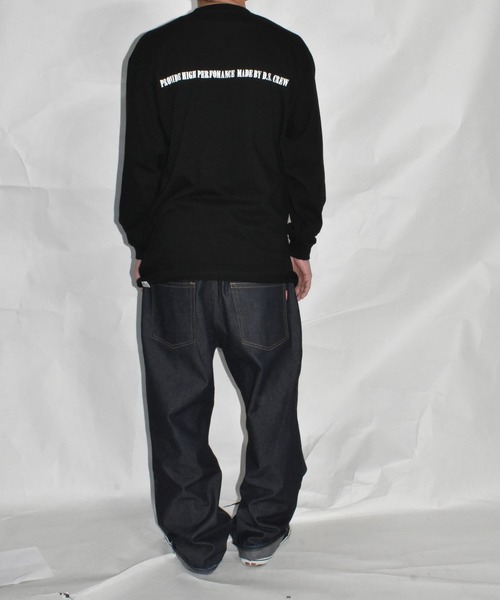 DOUBLE STEAL（ダブルスティール）の「柄ポケット 長袖Tシャツ（Tシャツ/カットソー・メンズ・ブラック系その他/ホワイト系その他2/ブラック系その他2/ホワイト系その他・LARGE/X-LARGE/MEDIUM）」の7枚目の写真