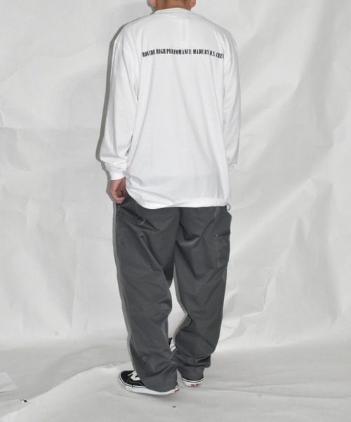 DOUBLE STEAL（ダブルスティール）の「柄ポケット 長袖Tシャツ（Tシャツ/カットソー・メンズ・ブラック系その他/ホワイト系その他2/ブラック系その他2/ホワイト系その他・LARGE/X-LARGE/MEDIUM）」の13枚目の写真