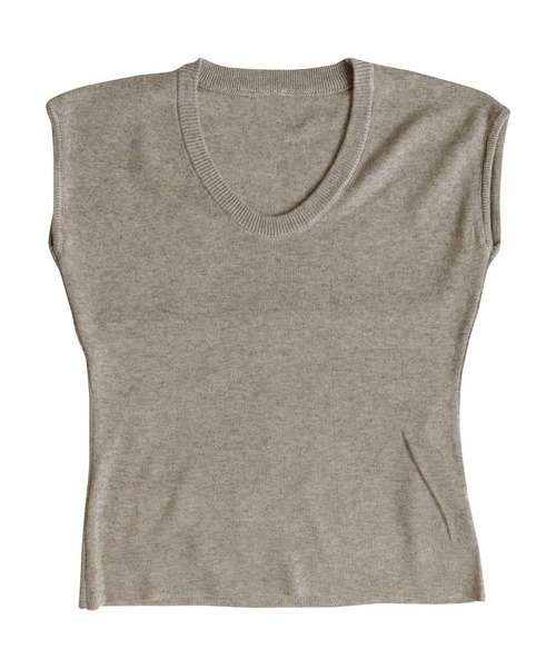 OSYAREVO(オシャレボ)の「ニット Tシャツ トップス(Tシャツ/カットソー・レディース・ミックスグレー/ブラック/ベージュ/ホワイト・FREE)」の19枚目の写真