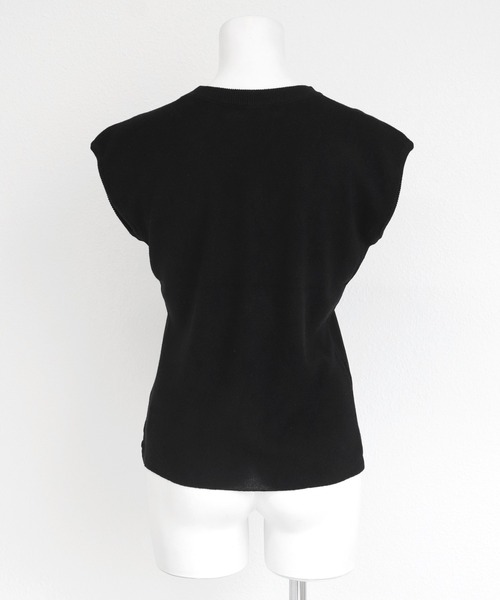 OSYAREVO(オシャレボ)の「ニット Tシャツ トップス(Tシャツ/カットソー・レディース・ミックスグレー/ブラック/ベージュ/ホワイト・FREE)」の13枚目の写真