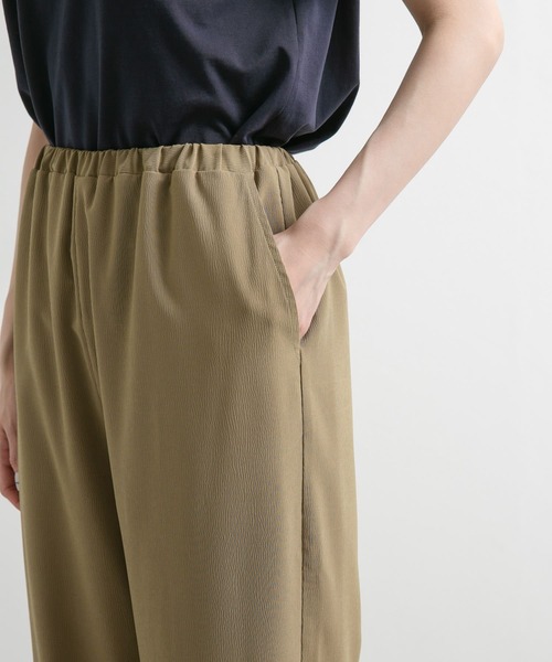 URBAN RESEARCH DOORS(アーバンリサーチドアーズ)の「ドライタッチイージーパンツ(その他パンツ・レディース・ブラック/キャメル・MEDIUM)」の12枚目の写真