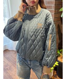 EVRIS | ワンポイントキルティングブルゾン【セットアップ着用可能】(ブルゾン)