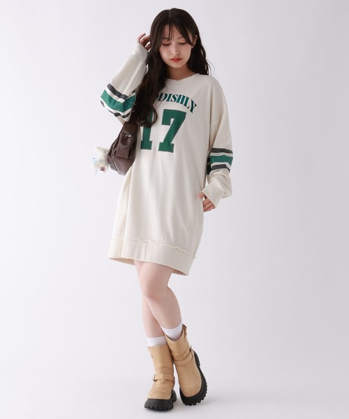 repipi armario（レピピ アルマリオ）の「ユニフォームワンピース（ワンピース・キッズ・ブルー/アイボリー/スミクロ・SMALL/MEDIUM/LARGE）」の8枚目の写真