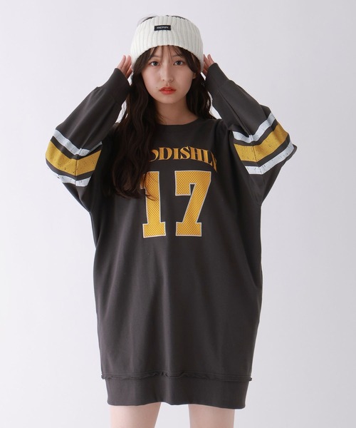 repipi armario（レピピ アルマリオ）の「ユニフォームワンピース（ワンピース・キッズ・ブルー/アイボリー/スミクロ・SMALL/MEDIUM/LARGE）」の13枚目の写真