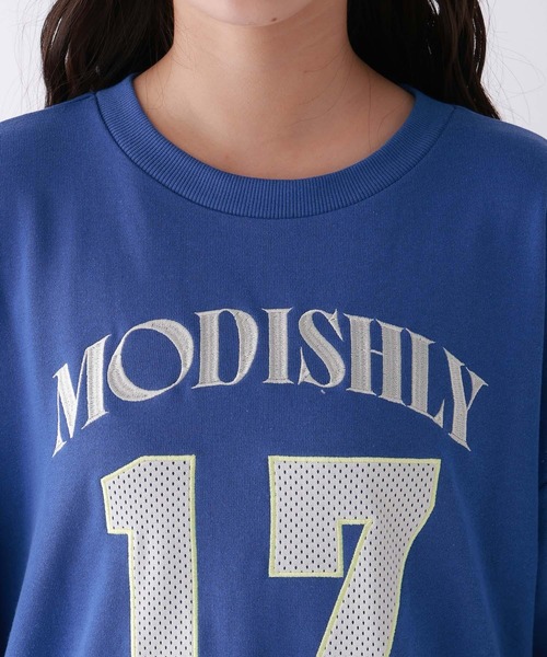 repipi armario（レピピ アルマリオ）の「ユニフォームワンピース（ワンピース・キッズ・ブルー/アイボリー/スミクロ・SMALL/MEDIUM/LARGE）」の19枚目の写真