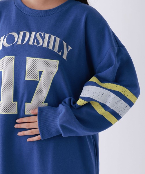 repipi armario（レピピ アルマリオ）の「ユニフォームワンピース（ワンピース・キッズ・ブルー/アイボリー/スミクロ・SMALL/MEDIUM/LARGE）」の20枚目の写真