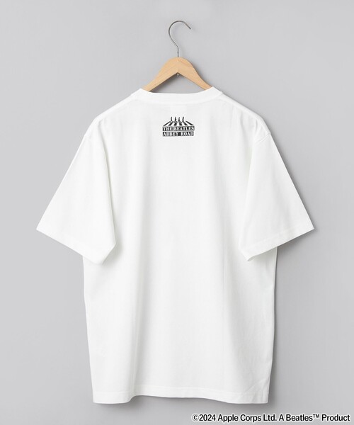 The Beatles(ザビートルズ)の「THE BEATLES(ザ ビートルズ)別注フォトプリントTシャツ(WEB限定カラー)(Tシャツ/カットソー・メンズ・ホワイト/ライトグレー・S/M/L/XL)」の19枚目の写真