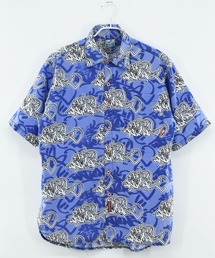 【ヴィンテージ古着】5ive nations ヒップホップ 総柄シャツ