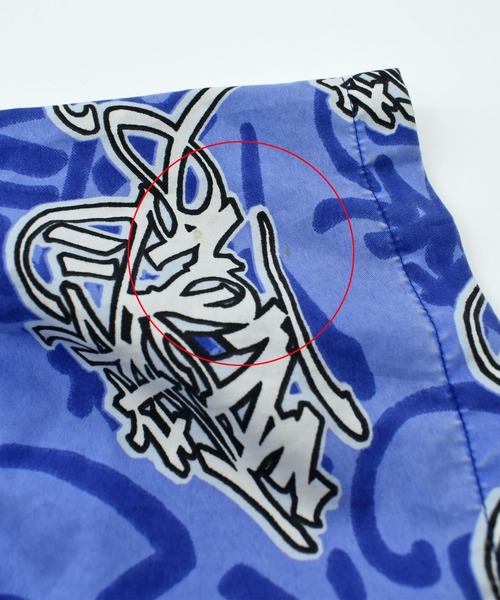 VINTAGE(ヴィンテージ)の「【ヴィンテージ古着】5ive nations ヒップホップ 総柄シャツ(シャツ/ブラウス・メンズ・ブルー・LARGE)」の3枚目の写真