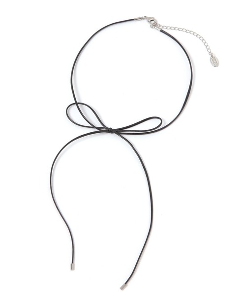 LOWRYS FARM(ローリーズファーム)の「フラワー2Pリボンチョーカー 144389(チョーカー・レディース・ブラック/グレー・FREE)」の3枚目の写真