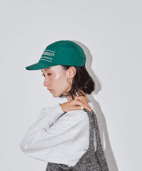 THEATRE PRODUCTS（シアタープロダクツ）の「THEATREPRODUCTSロゴ刺繍キャップ（キャップ・レディース・ブラック/グリーン/パープル・FREE）」の18枚目の写真