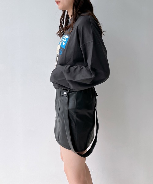 AS KNOW AS plus（アズノゥアズプラス）の「◇サガラ刺繍 ドッグプリントロンT（Tシャツ/カットソー・レディース・ネイビー/オフホワイト/オートミール/スミクロ・FREE）」の13枚目の写真