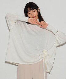 GALLEST | サイドシャーリングハイネックニット(ニット/セーター)