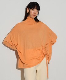 GALLEST | サイドシャーリングハイネックニット(ニット/セーター)