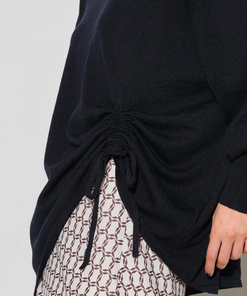 GALLEST（ギャレスト）の「◆サイドシャーリングハイネックニット（ニット/セーター・レディース・ブラック/ライトブルー/ライトオレンジ系/ホワイト系・38）」の19枚目の写真