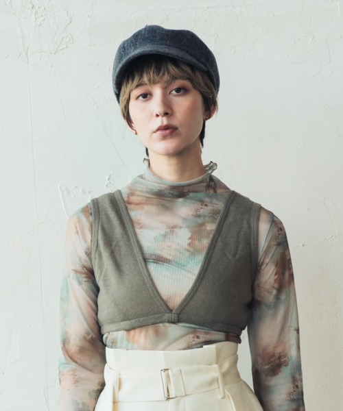 ORIENT（オリエント）の「NALLY【ﾅﾘｰ】（キャップ・レディース・モカ/グレー/ブラック・FREE）」の4枚目の写真