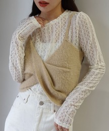 ショートフェザーツイストビスチェ【セットアップ可能】