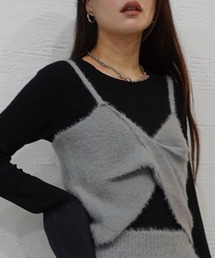 CORNERS | ショートフェザーツイストビスチェ(キャミソール)