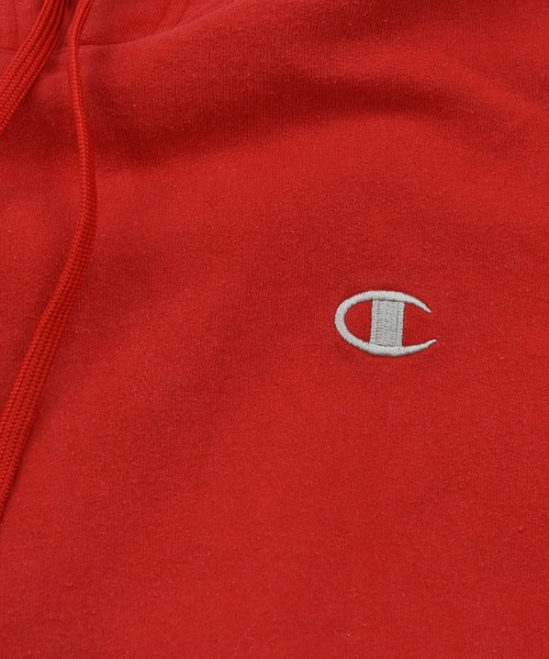 Champion（チャンピオン）の「【ヴィンテージ古着】Champion ロゴ刺繍 パーカー（パーカー・メンズ・レッド・MEDIUM）」の6枚目の写真