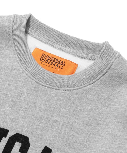 UNIVERSAL CHEMISTRY(ユニバーサルケミストリー)の「UNIVERSAL OVERALL SWEAT SHIRT_CHICAGO FLOCKY PRINT(スウェット・メンズ・杢グレー/ホワイト・MEDIUM/LARGE)」の13枚目の写真