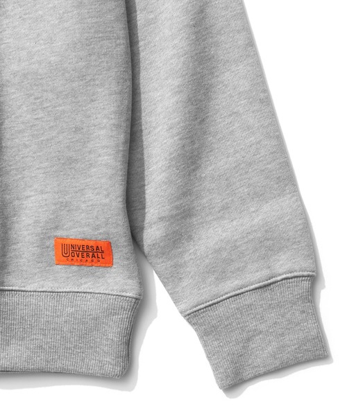 UNIVERSAL CHEMISTRY(ユニバーサルケミストリー)の「UNIVERSAL OVERALL SWEAT SHIRT_CHICAGO FLOCKY PRINT(スウェット・メンズ・杢グレー/ホワイト・MEDIUM/LARGE)」の15枚目の写真