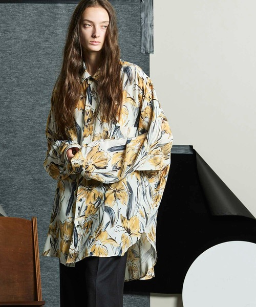 MAISON SPECIAL（メゾンスペシャル）の「《UNISEX》【Limited Edition】Prime-Over Shirt Coat/プライムオーバーシャツコート【MAISON SPECIAL/メゾンスペシャル】（シャツ/ブラウス・メンズ・オフホワイト/グレー/その他4/その他7/その他9/その他6/ラベンダー/イエロー/その他1/その他2/その他3/その他5/グリーン/ライム/その他8・1/2）」の7枚目の写真