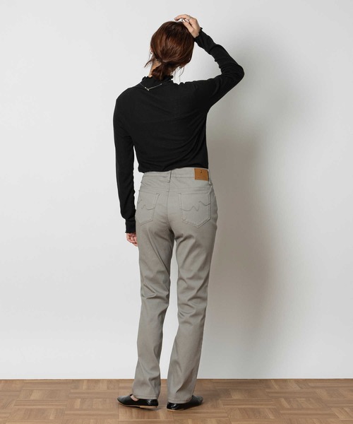 Right-on（ライトオン）の「【Sweet Camel】ニジュウオリストレッチストレート（その他パンツ・レディース・グレー/その他1・SS/S/M/L）」の6枚目の写真