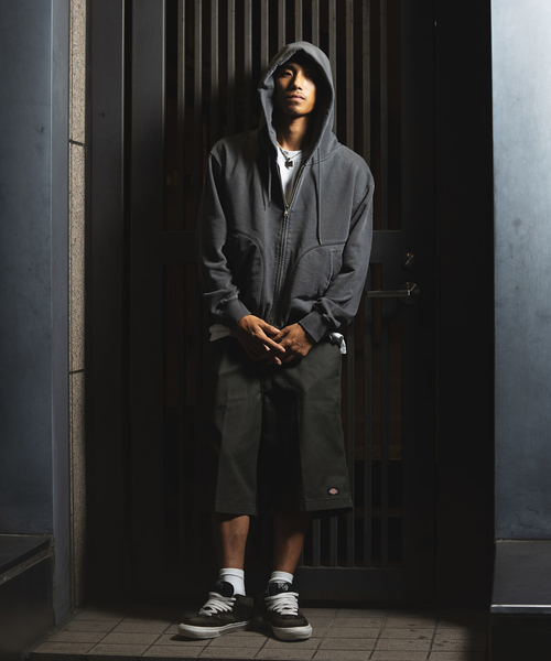 PULP/417EDIFICE(パルプフォーワンセブンエディフィス)の「フェードブラック ジップフーディ(パーカー・メンズ・チャコールグレー・MEDIUM/LARGE)」の5枚目の写真