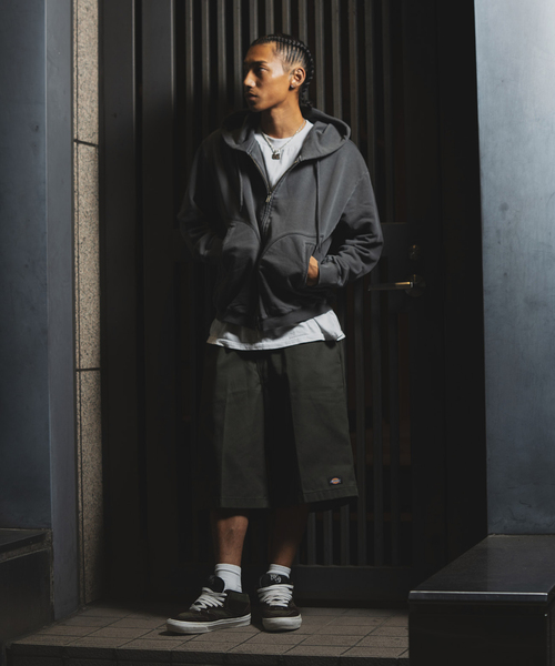 PULP/417EDIFICE(パルプフォーワンセブンエディフィス)の「フェードブラック ジップフーディ(パーカー・メンズ・チャコールグレー・MEDIUM/LARGE)」の6枚目の写真