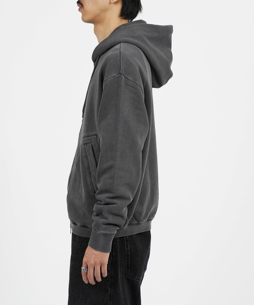 PULP/417EDIFICE(パルプフォーワンセブンエディフィス)の「フェードブラック ジップフーディ(パーカー・メンズ・チャコールグレー・MEDIUM/LARGE)」の10枚目の写真