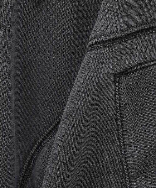 PULP/417EDIFICE(パルプフォーワンセブンエディフィス)の「フェードブラック ジップフーディ(パーカー・メンズ・チャコールグレー・MEDIUM/LARGE)」の17枚目の写真