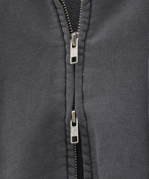 PULP/417EDIFICE(パルプフォーワンセブンエディフィス)の「フェードブラック ジップフーディ(パーカー・メンズ・チャコールグレー・MEDIUM/LARGE)」の16枚目の写真