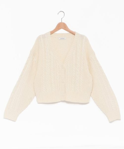 新品・未使用✩HANDケーブルカーディガン セール】ケーブルニットカーディガン（カーディガン/ボレロ