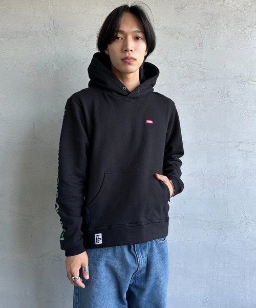 CHUMS（チャムス）の「【WEB限定】[CHUMS/チャムス] HWYC 袖プリント オーバーサイズスウェットパーカー（パーカー・レディース・グレー/ブラック・M/L）」の21枚目の写真