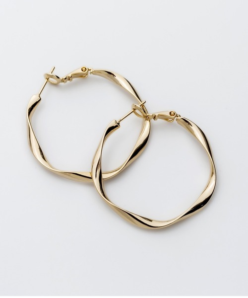 ciite'(シーテ)の「ねじりピアス × パールピアス 3ピアスセット (両耳用)(ピアス(両耳用)・レディース・ゴールド/シルバー・FREE)」の3枚目の写真