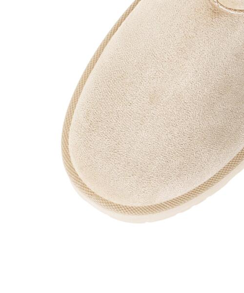 INGNI（イング）の「厚底ムートンブーツ（ブーツ・レディース・ベージュ/ブラック・S/M/L/LL）」の12枚目の写真