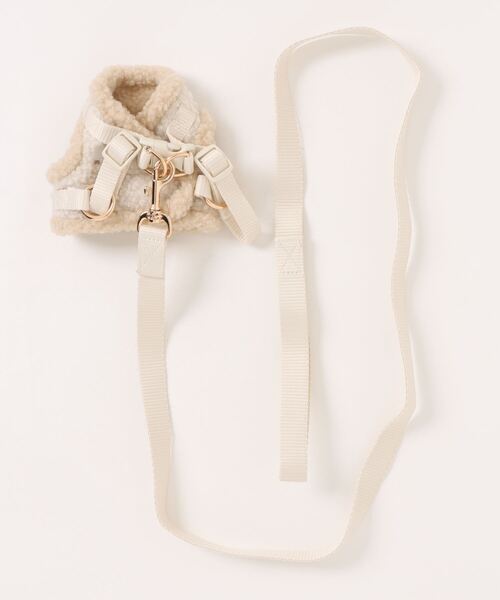 【新品未使用】moncheri ひつじさん柄ハーネス＋リードSET Sサイズ セール】ひつじさん柄ハーネス＋リードSET（リード/ハーネス