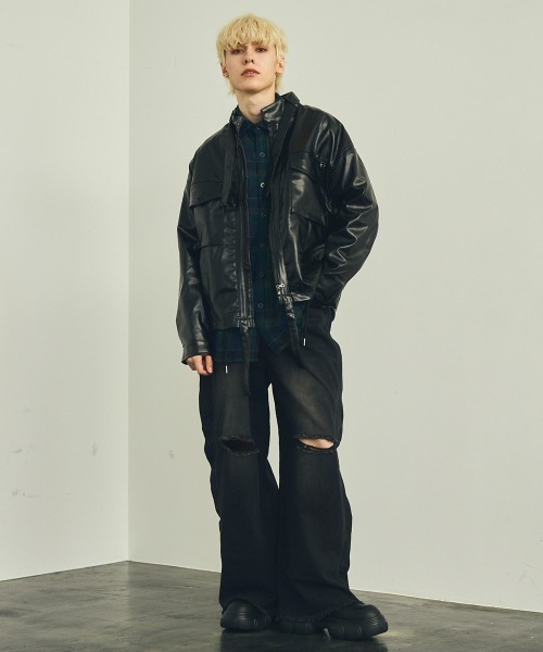 Shoowtime（ショウタイム）の「Regular color flannel check shirt / レギュラーカラーフランネルチェックシャツ（シャツ/ブラウス・メンズ・ネイビー/グリーン系・LARGE/MEDIUM/X-LARGE）」の18枚目の写真