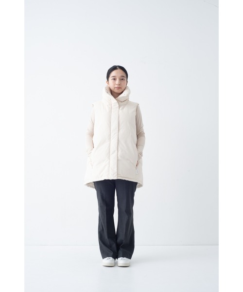 【 KWD / ケーダブルディー 】 KWD STAND COLLAR DOWN VEST / スタンドカラー ダウンベスト（ダウンベスト）｜KWD（ケーダブルディー）