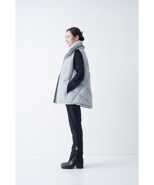 【 KWD / ケーダブルディー 】 KWD STAND COLLAR DOWN VEST / スタンドカラー ダウンベスト（ダウンベスト）｜KWD（ケーダブルディー）
